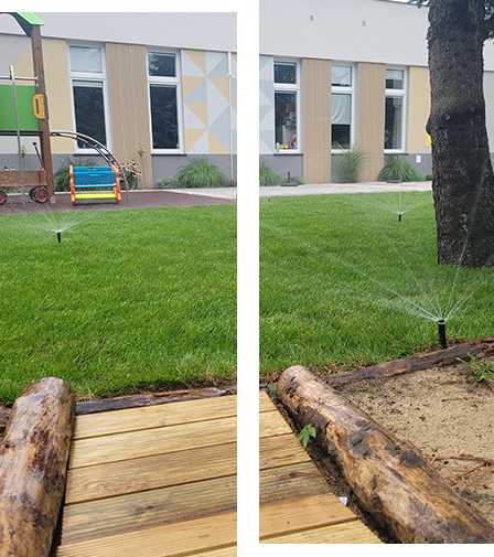 System Nawadniania ogrodu w przedszkolu w Tarnowie